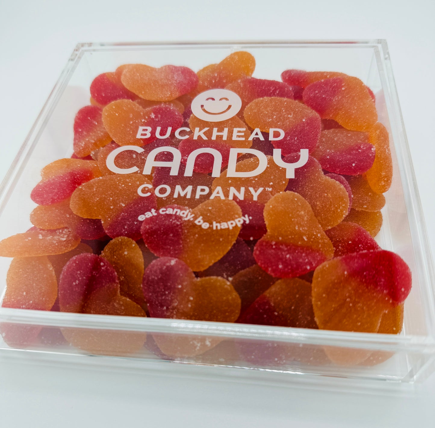 Sour Peach Hearts - 1 Lb Box